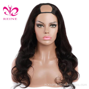 Reine Hair Body Wave U Part Wigs Body Wave Human Hair U Shape Wig Peruvian 28 30 Inch Remy Hair Wigs Glueless 150% 180%
